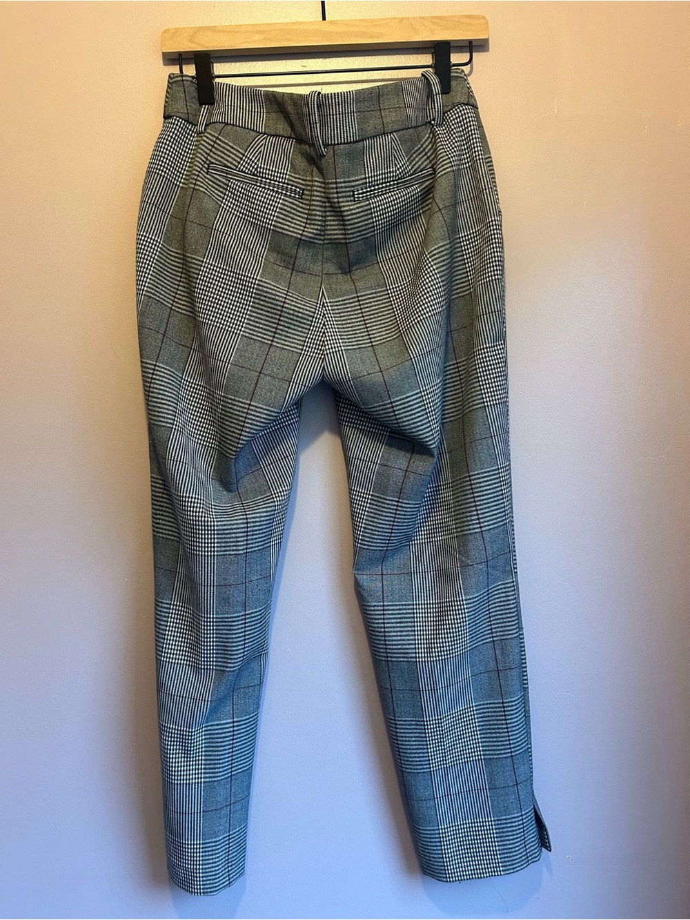 A New Day Gray Plaid Pants Size 4 - Picture 3 of 5